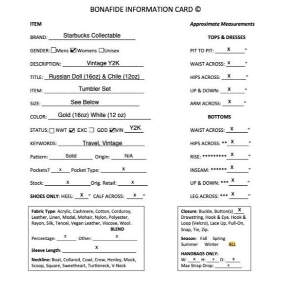 Starbucks Collectable Vintage Y2K Russian Doll 16oz & Chile 12oz Tumblers AN EXC - Picture 12 of 12